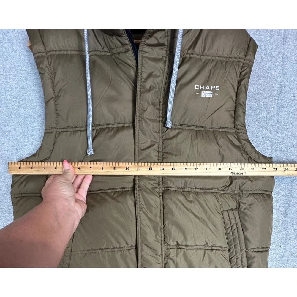 Chaps hooded puffer